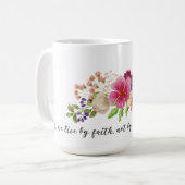 Mug Bible chrétienne contre foi (Devant gauche)