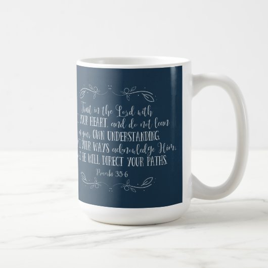 Mug Bible chrétienne rustique Verse Graduation Photo (Droite)