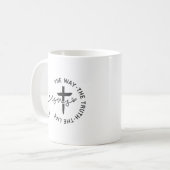 Mug Bible chrétienne Verse Écriture Personnalisée (Devant gauche)