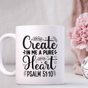 Mug Bible chrétienne Verse Écriture Personnalisée