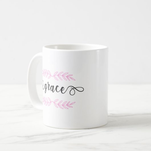 Mug Bible chrétienne Verse Grace (Devant gauche)