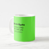 Mug Bible Douce Verset de Guérison Vert Citron Chrétie (Devant gauche)