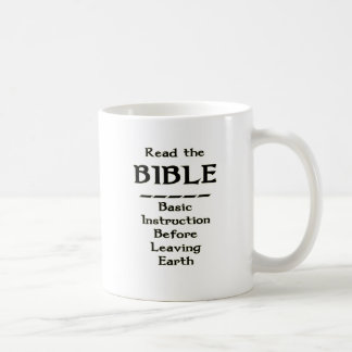 Mug Bible - instruction de base avant de laisser la