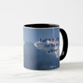 Mug Bible Scripture Psalm 23:4 Fear No Evil...  (Devant droit)
