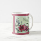 Mug Bible verset floral (Devant droit)