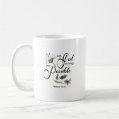 Mug Bible verset Toutes les choses sont possibles avec (Gauche)