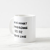 Mug bibliothécaire 020.92, génial (Devant gauche)