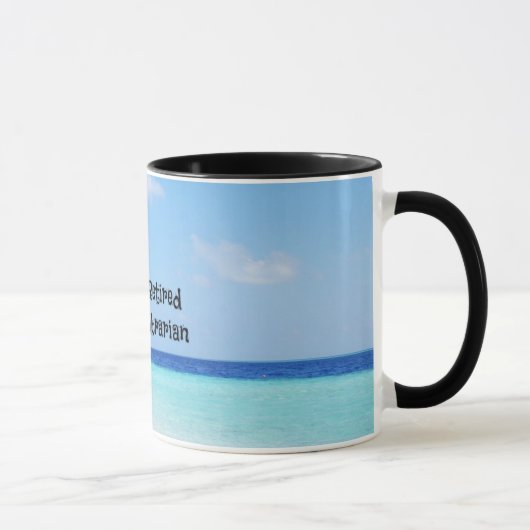 Mug Bibliothécaire à la retraite (Droite)