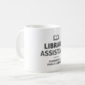 Mug Bibliothécaire Assistante de Bibliothèque Amateur (Devant gauche)