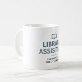 Mug Bibliothécaire Assistante de Bibliothèque Amateur (Devant gauche)