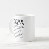 Mug Bibliothécaire de recherche (Devant gauche)