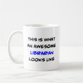 Mug bibliothécaire, génial (Gauche)