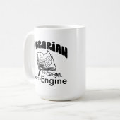 Mug Bibliothécaire Le Moteur de recherche original Caf (Devant gauche)