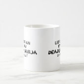 Mug Bibliothécaire Ninja mortel par nuit (Centre)