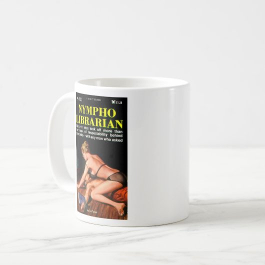 Mug Bibliothécaire Nympho (Devant gauche)