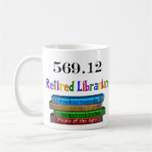 Mug Bibliothécaire retraité 569,0 (système décimal de (Gauche)