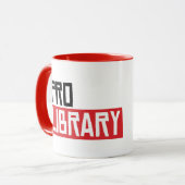 MUG BIBLIOTHÈME PRO (Devant gauche)