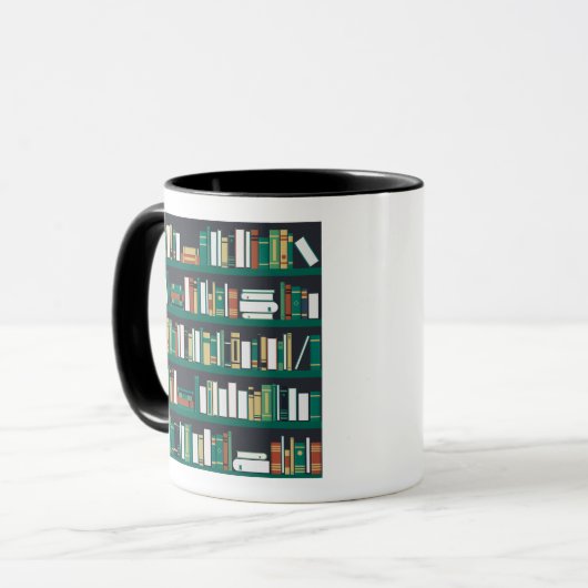 Mug Bibliothèque (Devant gauche)