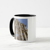 Mug Bibliothèque Celsus, construite dans AD 114-117 (Devant gauche)