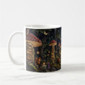 Mug Bibliothèque de champignons au clair de lune, art  (Gauche)