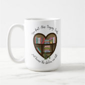 Mug Bibliothèque de coeur "N'arrêtez pas d'acheter des (Gauche)