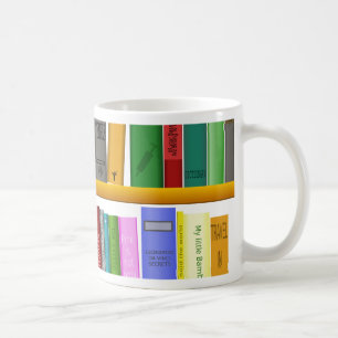 Mug bibliothèque de livres de bibliothèque lecture