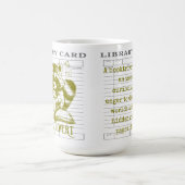 Mug Bibliothèque Littéraire Établie en 20XX (Centre)