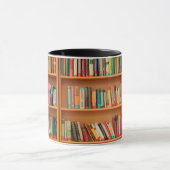 Mug Bibliothèque Livres Librairie Vêtements de livres  (Centre)