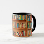 Mug Bibliothèque Livres Librairie Vêtements de livres  (Devant droit)