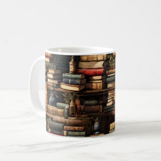 Mug Bibliothèque Livres Librairie Vêtements de livres 