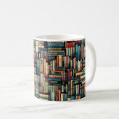 Mug Bibliothèque Livres Librairie Vêtements de livres (Devant droit)