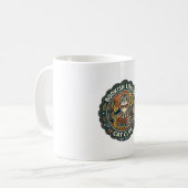 Mug Bibliothèque livresque Chat POD Vector Art - Bibli (Devant gauche)