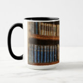 Mug Bibliothèque médiévale et livres de conception de  (Gauche)