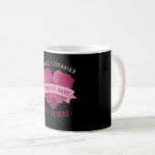 Mug Bibliothèque scolaire Drôle cadeau pour la bibliot (Devant droit)