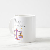 Mug Bibliothèques : équitables et équilibrées (Devant gauche)