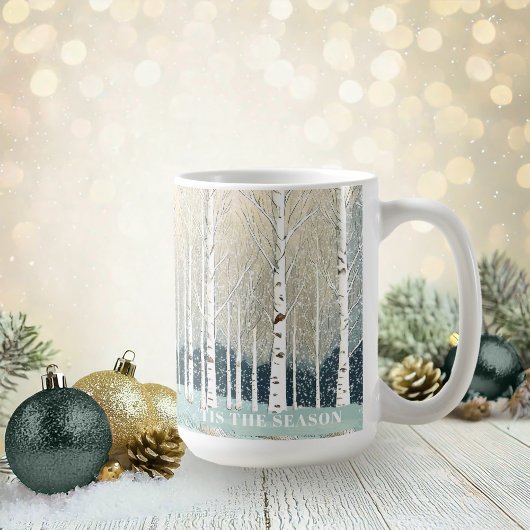Mug Bibouleaux de Noël Turquoise ID1003