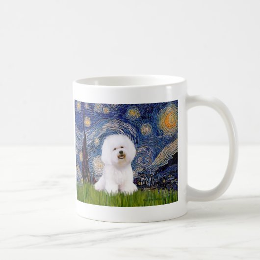 Mug Bichon 1 - Nuit étoilée (Droite)