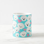 Mug Bichon bouffant et coeurs boug (Centre)