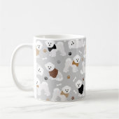 Mug Bichon Frise Bones and Paws Grey (Gauche)