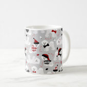 Mug Bichon Frise Christmas Grey (Devant droit)