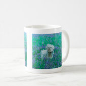Mug Bichon Frise dans les Bluebonnets (Devant droit)