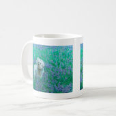 Mug Bichon Frise dans les Bluebonnets (Devant gauche)
