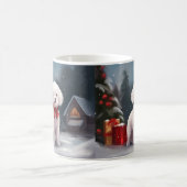 Mug Bichon Frise Dog à Noël de neige (Centre)