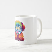 Mug Bichon Frise Dog Pop Art (Devant droit)