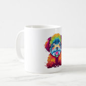 Mug Bichon Frise Dog Pop Art (Devant gauche)