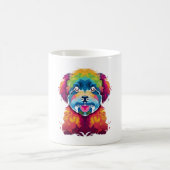 Mug Bichon Frise Dog Pop Art (Centre)