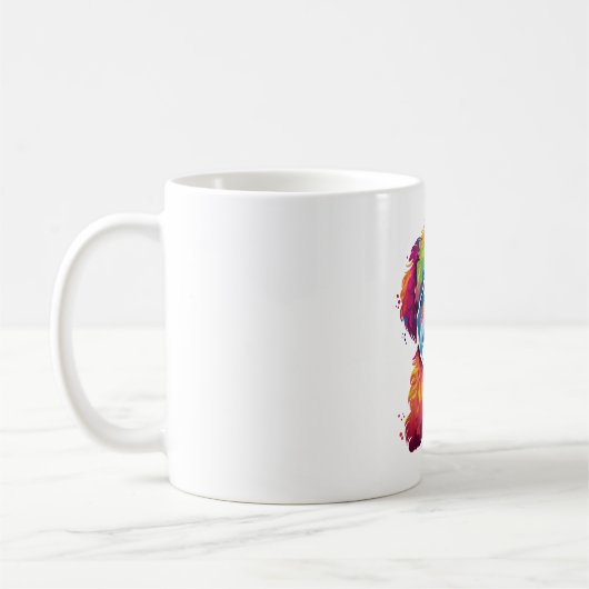 Mug Bichon Frise Dog Pop Art (Gauche)
