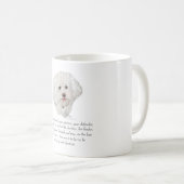 Mug Bichon Frise Keepsake (Devant droit)