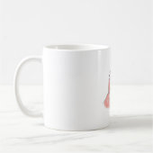 Mug Bichon Frise mignon enveloppé dans une couverture (Gauche)