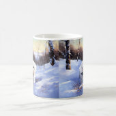 Mug Bichon Frisé Noël sous la neige (Centre)